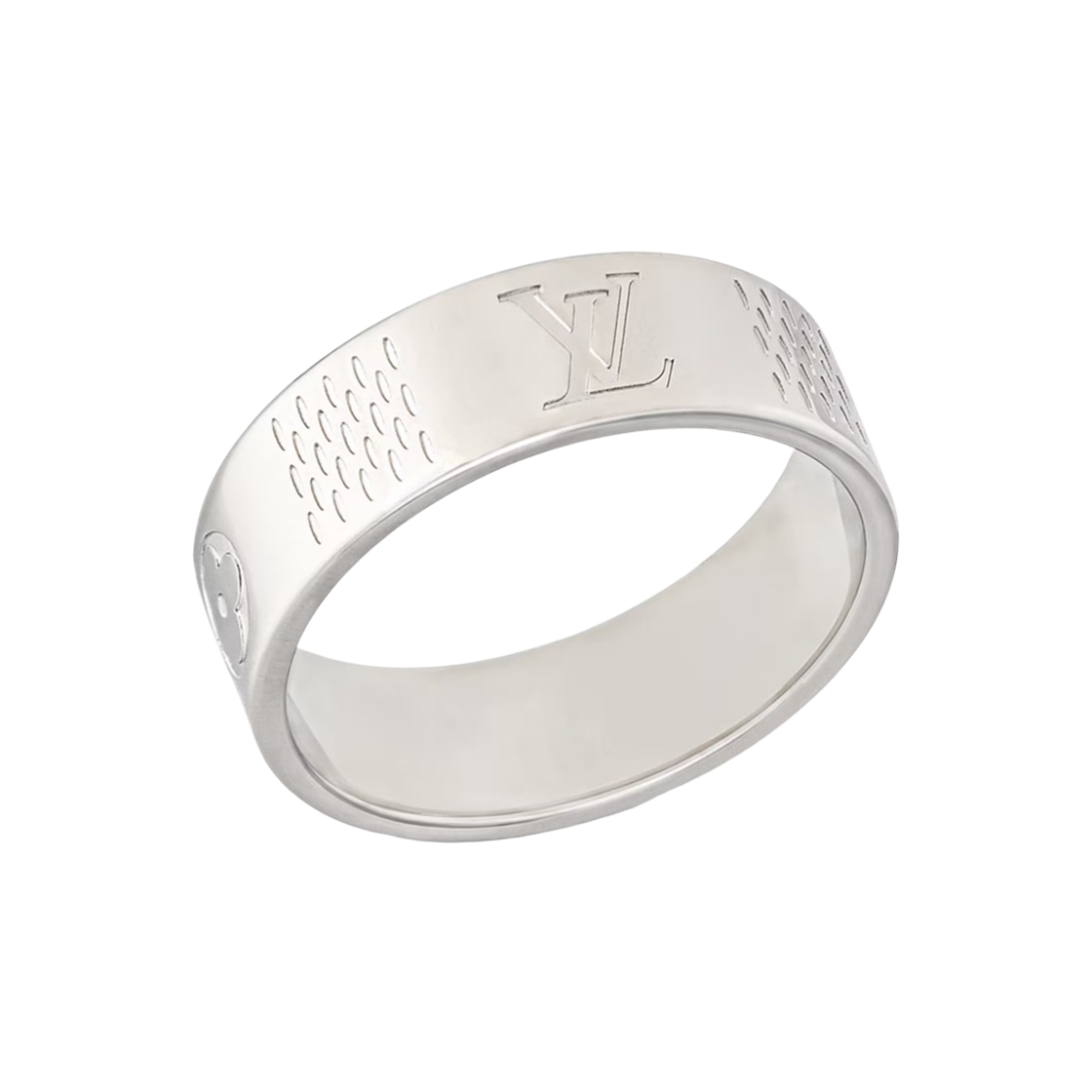 루이비통 다미에 스테이플스 신 링 실버(Louis Vuitton Damier Staples Thin Ring Silver) - 2