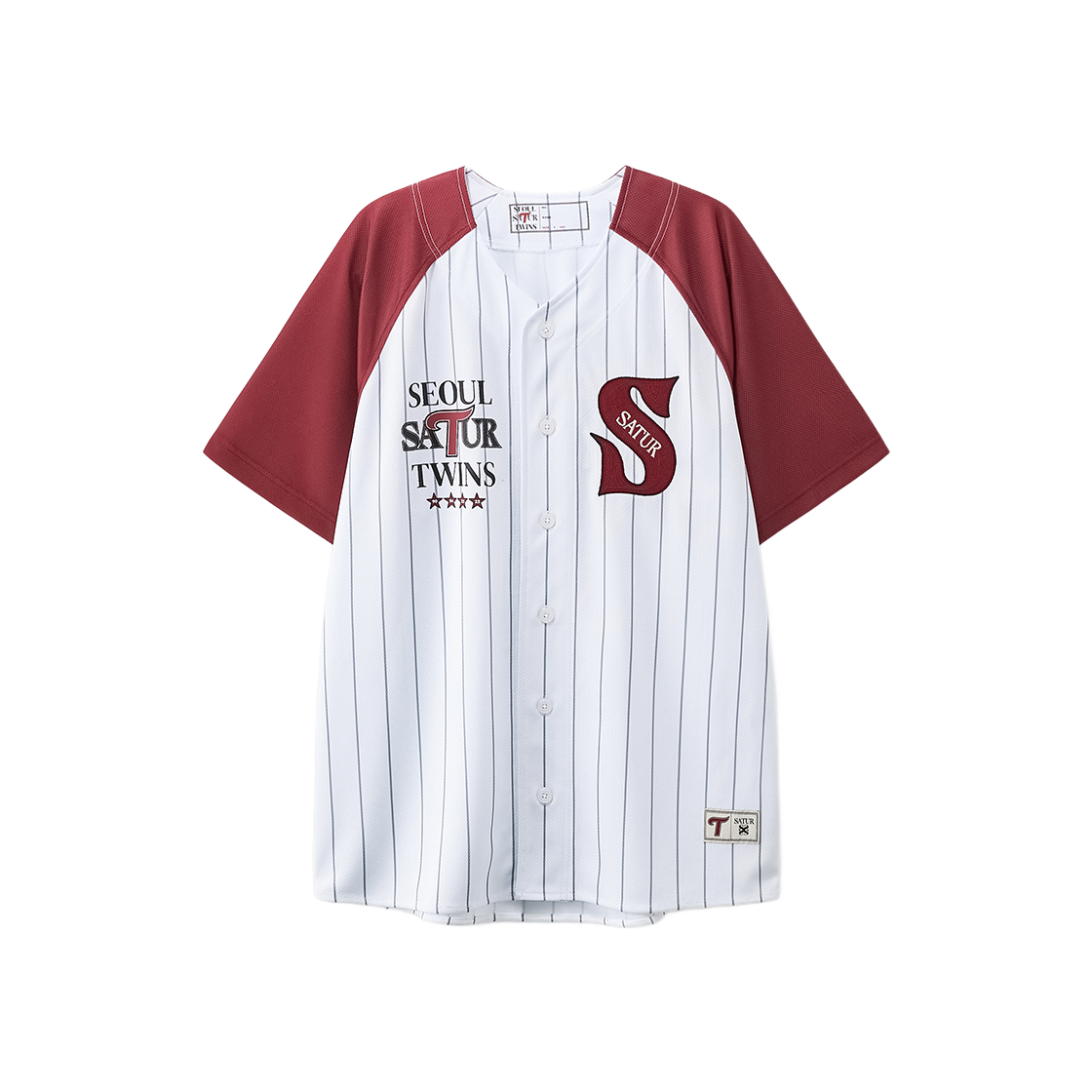 세터 X LG트윈스 져지 유니폼 버건디(SATUR X LG TWINS Jersey Uniform Burgundy)