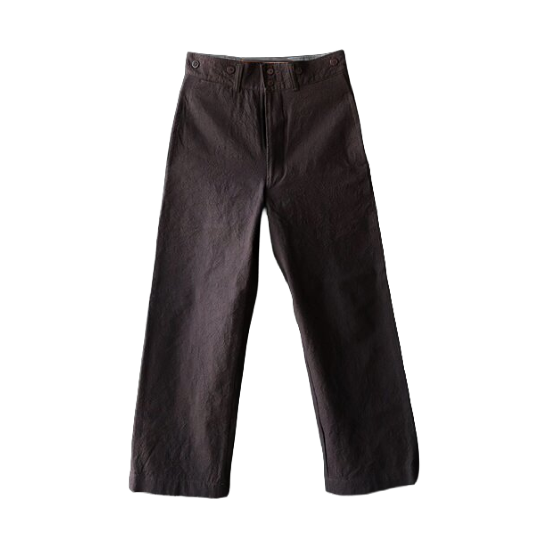블랙 사인 에인션트 클로스 아비뇽 트라우저 데드 리프 브라운(Black Sign Ancient Cloth Avignon Trousers Dead Leaf Brown)