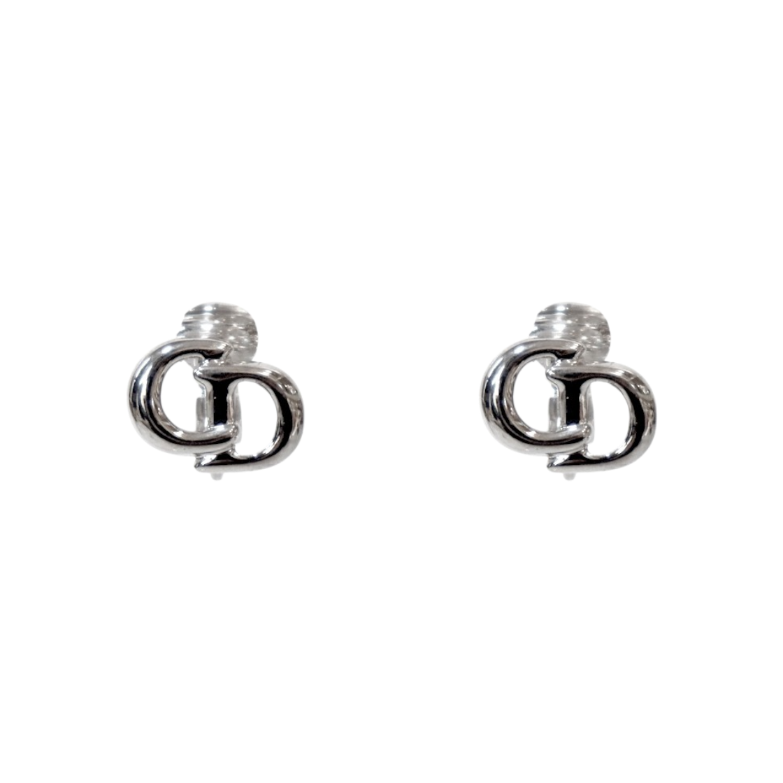 ITNPFTRD55LG Dior CD Silver Earrings A-B55424