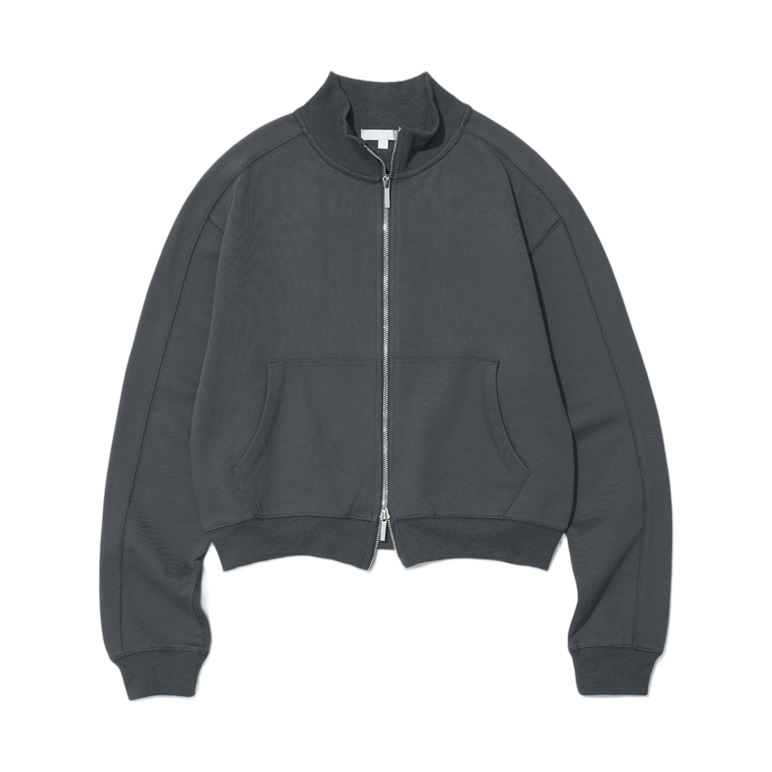 (W) 파르티멘토 PWC 코튼 트랙 저지 탑 차콜((W) Partimento PWC Cotton Track Jersey Top Charcoal)