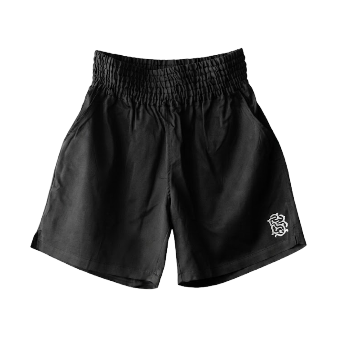 블랙 사인 메인 매치 복싱 쇼츠 위드 BS 쉐이디 블랙(Black Sign Main Match Boxing Shorts with BS Shady Black)