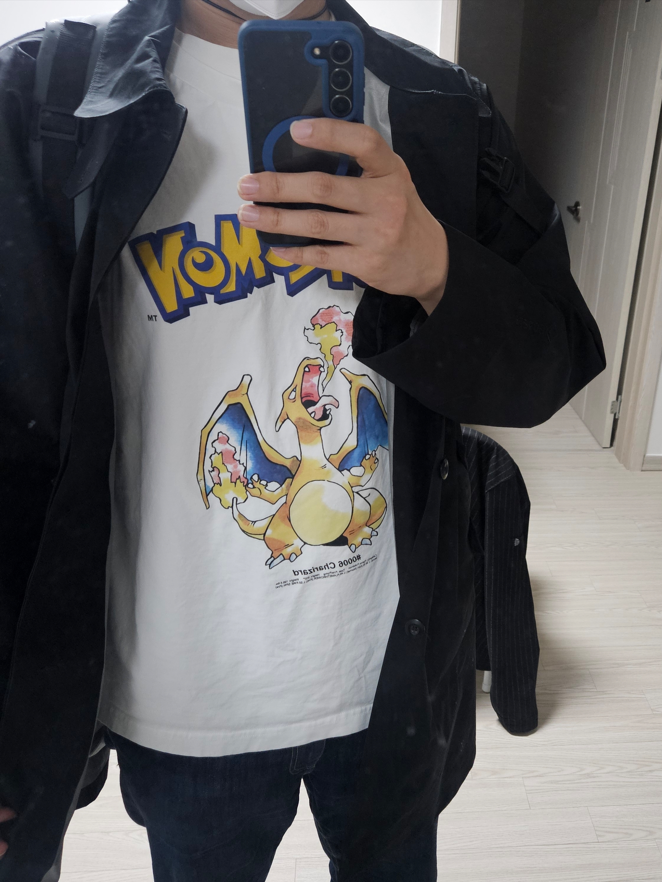 Nike NSW Storm-Fit ADV Gore-Tex Parka Black - Asia, Uniqlo UT x Pokemon Graphic T-Shirt 1A White 착용 스타일