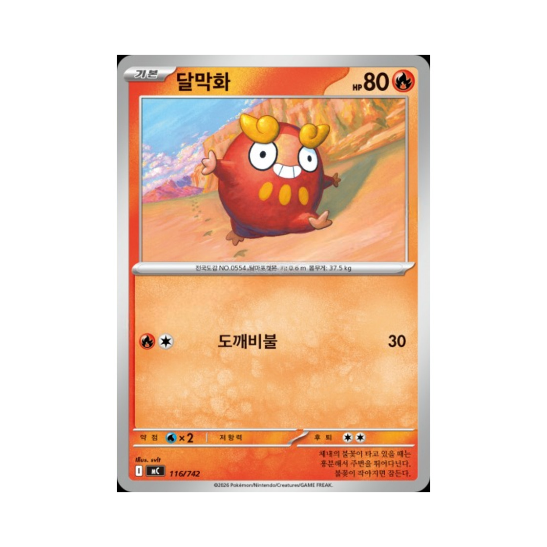 포켓몬 TCG 달막화 MEGA 스타트 덱 100 배틀컬렉션 (한글판)(Pokemon TCG Darumaka MEGA Start Deck 100 Battle Collection (Korean Ver.)) - 1