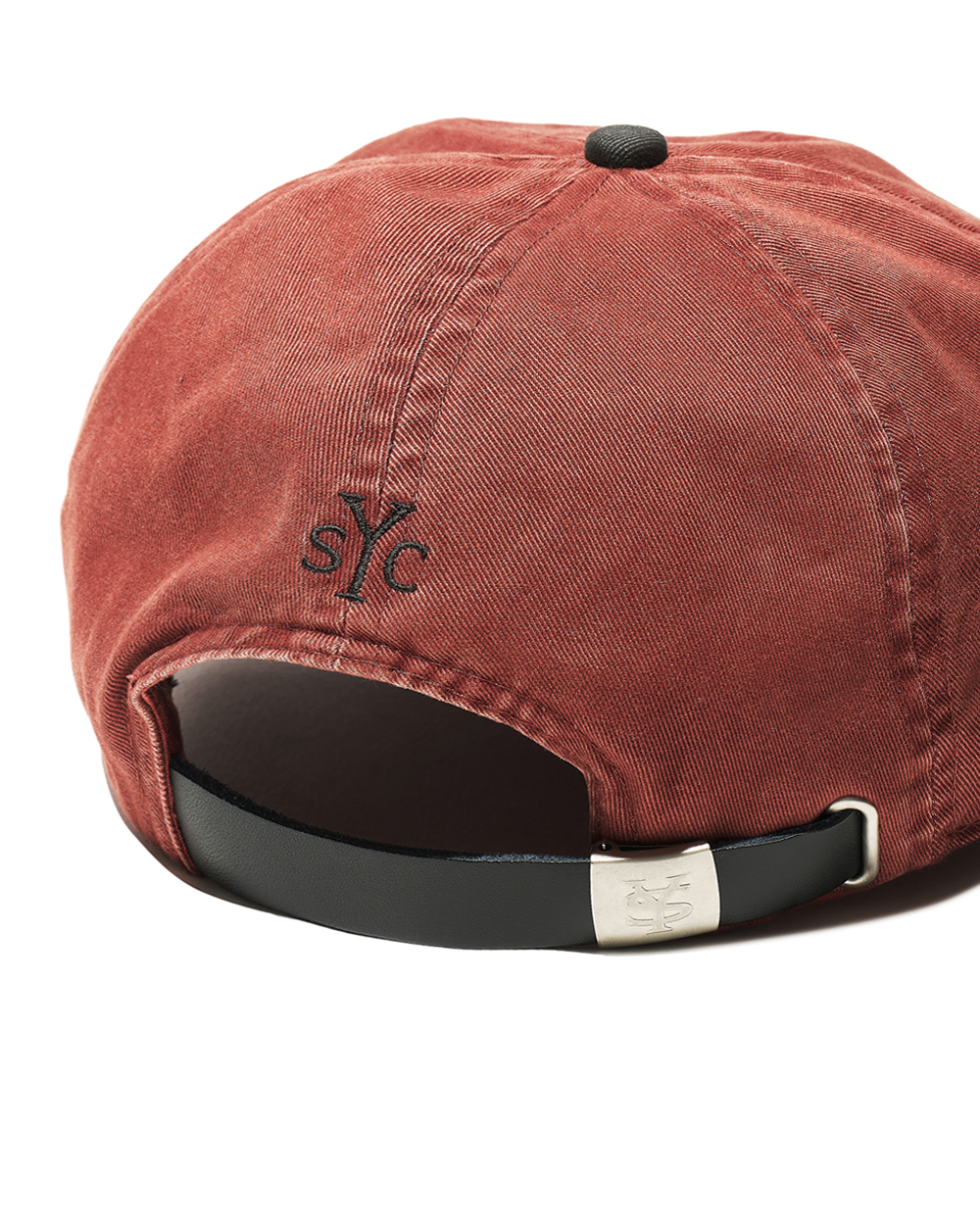 [예약 배송] 선데이세레머니 SY 클래식 빈티지 로고 캡 - 레드 블랙([예약 배송] Sunday Ceremony Sy Classic Vintage Logo Cap - Red Black) - 5