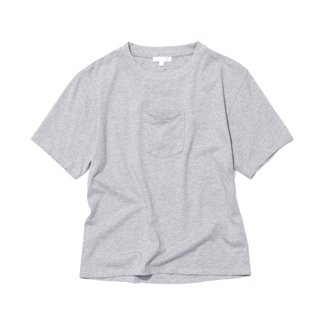 (W) 파르티멘토 PWC 가먼트 다이드 포켓 티셔츠 멜란지((W) Partimento PWC Garment Dyed Pocket T-Shirt Melange) - 1