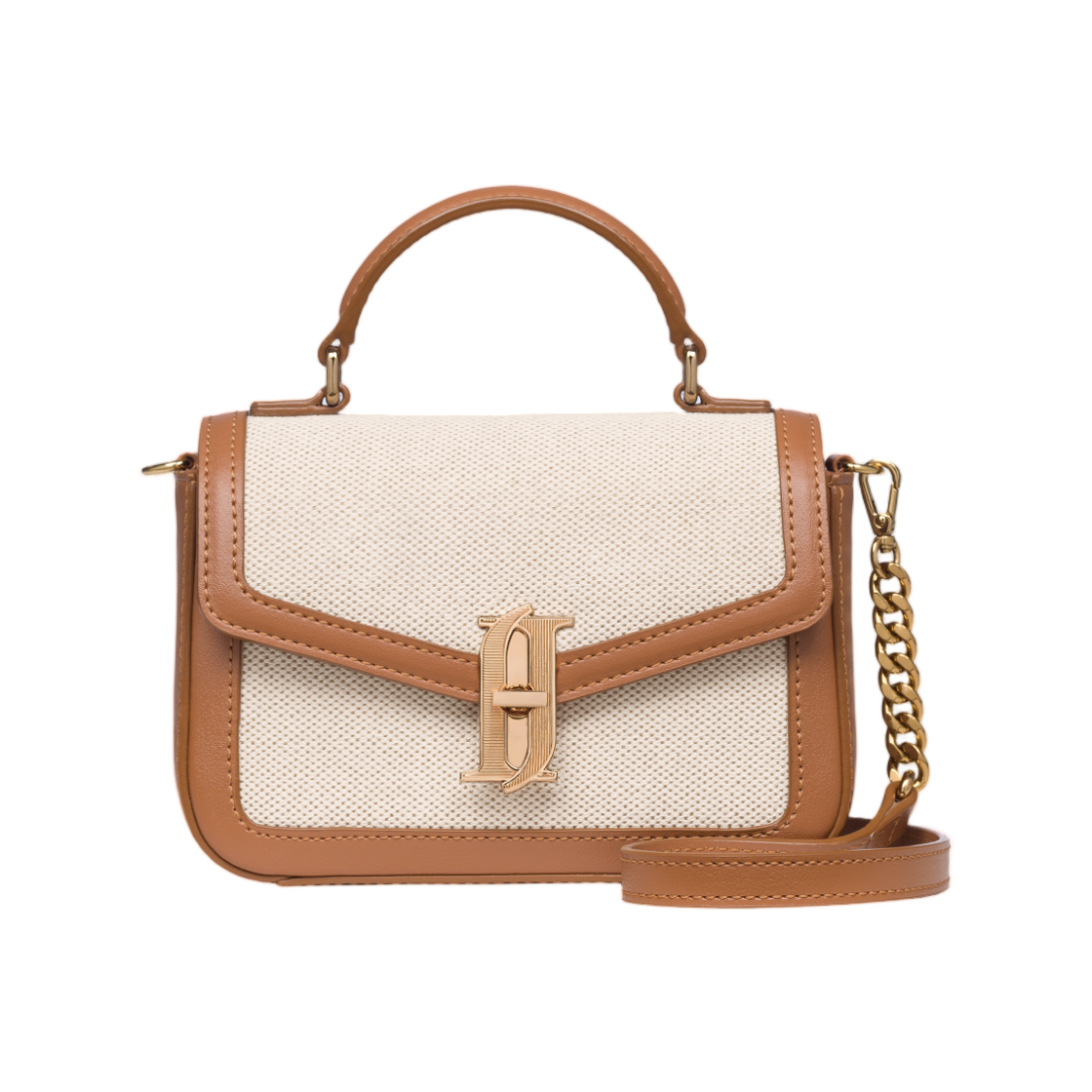 JHNCHD3BF862TA270 J.Estina Joelle Fallin Canvas Mini Satchel Tan