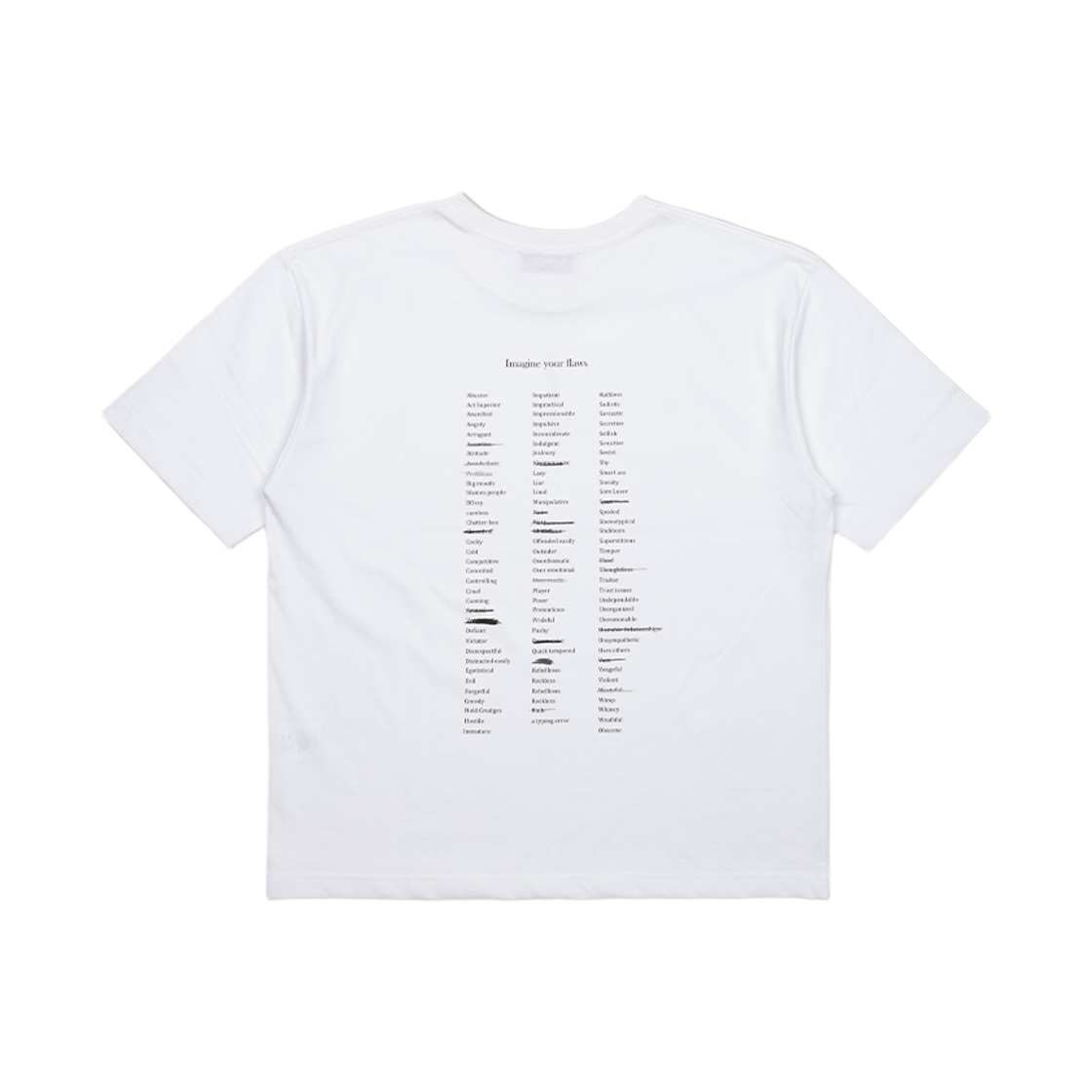 플로즈룸 이미지 티셔츠 화이트(Flawsroom Image T-shirts White) - 2