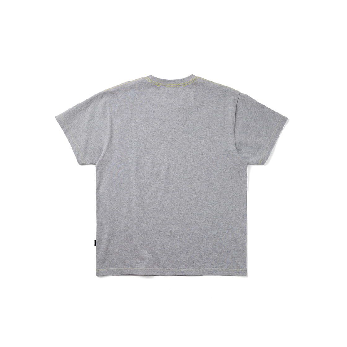 [더블적립] 예스아이씨 콘트라스트 스티치 체인 로고 티셔츠 그레이([더블적립] YESEYESEE Contrast Stitch Chain Logo Tee Grey) - 2