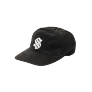 Sunday Ceremony Old English Applique Logo Cap - Black