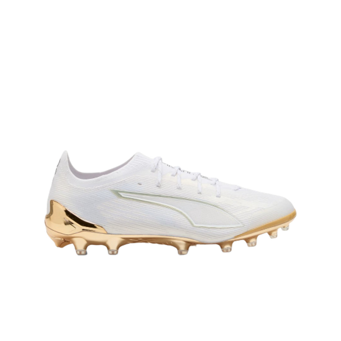 108996-04 Puma Ultra 6 Ultimate AG White Metallic Gold