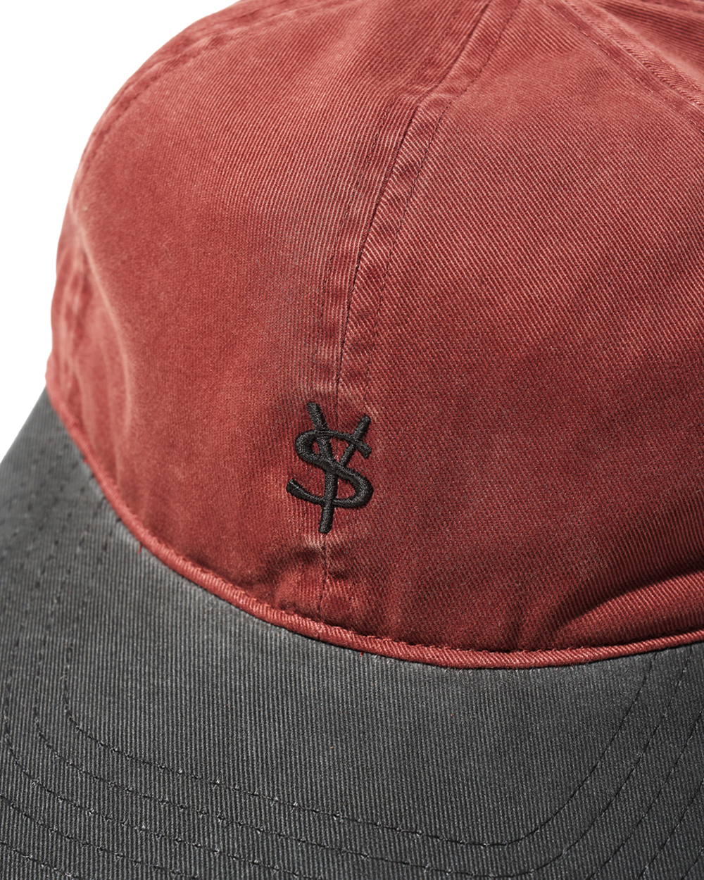[예약 배송] 선데이세레머니 SY 클래식 빈티지 로고 캡 - 레드 블랙([예약 배송] Sunday Ceremony Sy Classic Vintage Logo Cap - Red Black) - 4