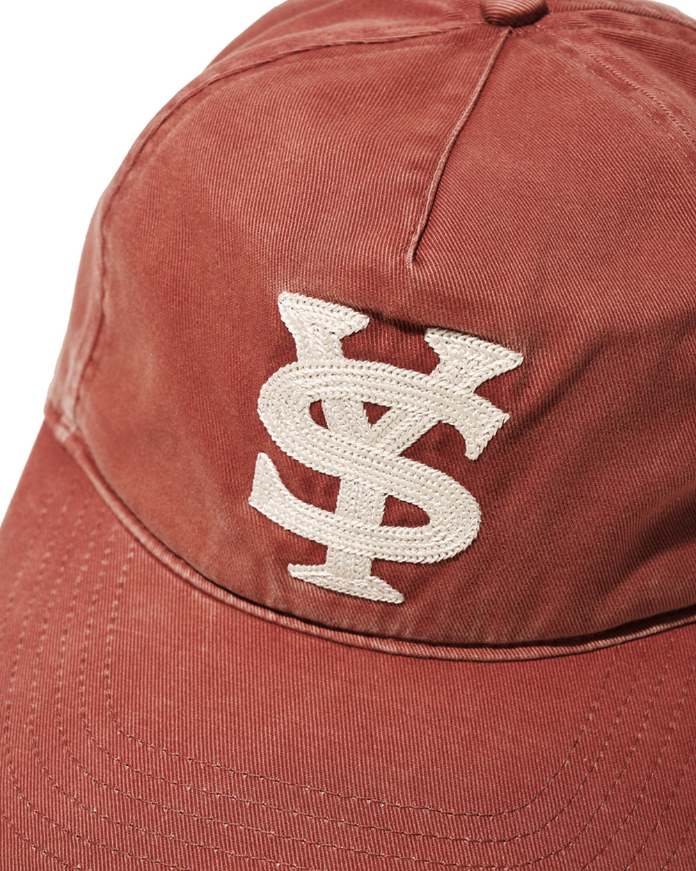 [예약 배송] 선데이세레머니 SY 로고 패널 뉴코튼 캡 - 레드([예약 배송] Sunday Ceremony Sy Logo 5 Panel New Cotton Cap - Red) - 4
