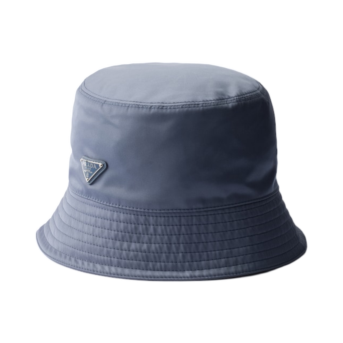 2HC137-2DMI-F0D57 Prada Re-Nylon Bucket Hat Aviation Blue