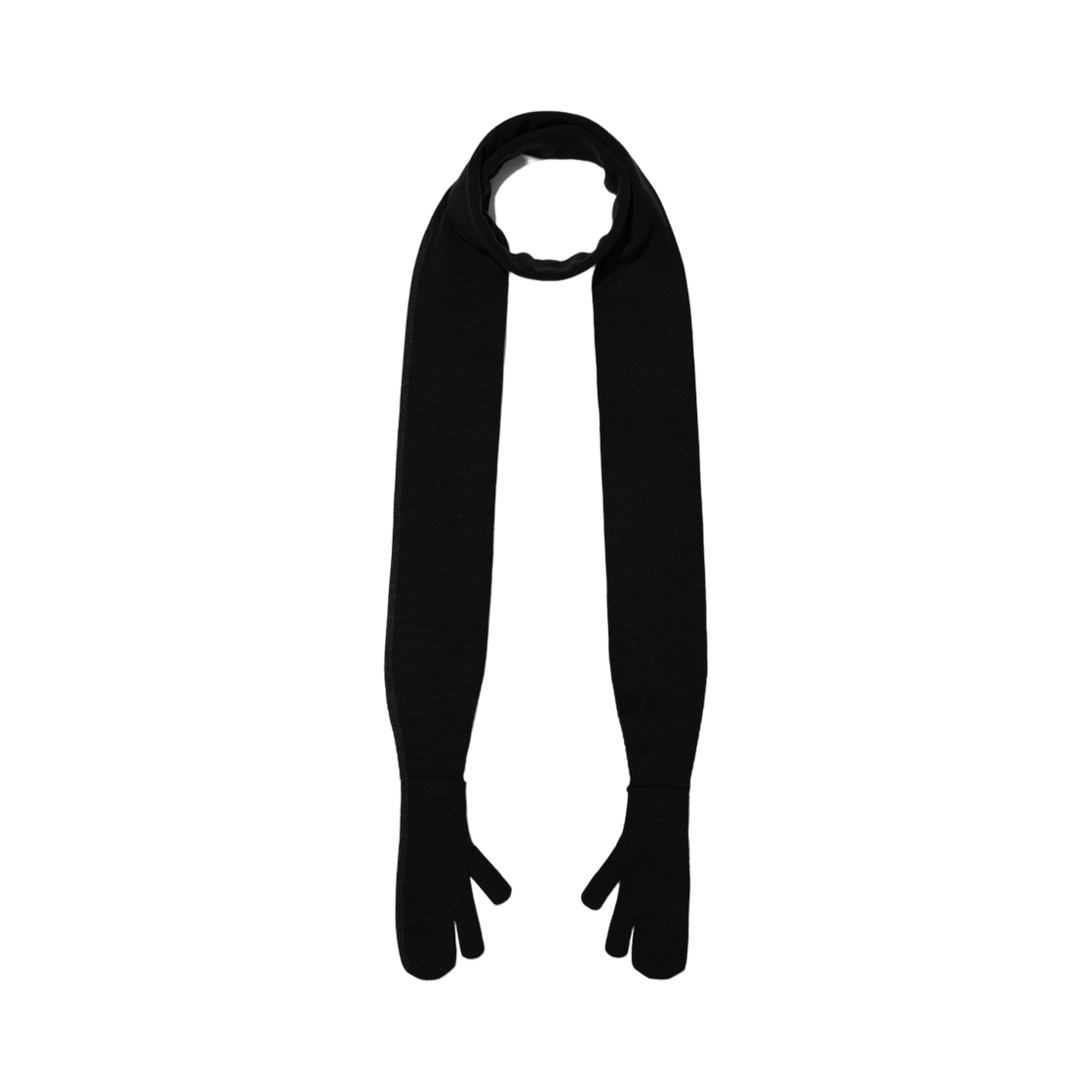 (W) 파르티멘토 랍스터 핸드 워머 머플러 블랙((W) Partimento Lobster Hand Warmer Muffler Black)