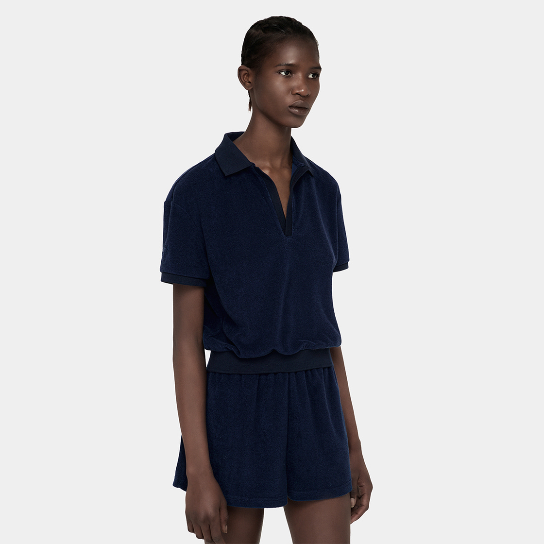 라이트 테리 폴러 셋업_네이비(LIGHT TERRY POLO SETS_NAVY) - 2