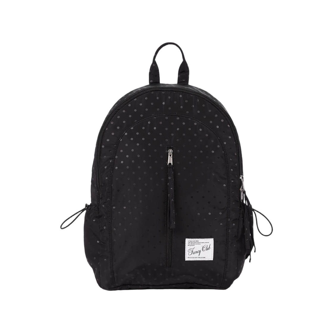 팬시 클럽 닷 라운드 백팩 블랙(Fancy Club Dot Round Backpack Black)