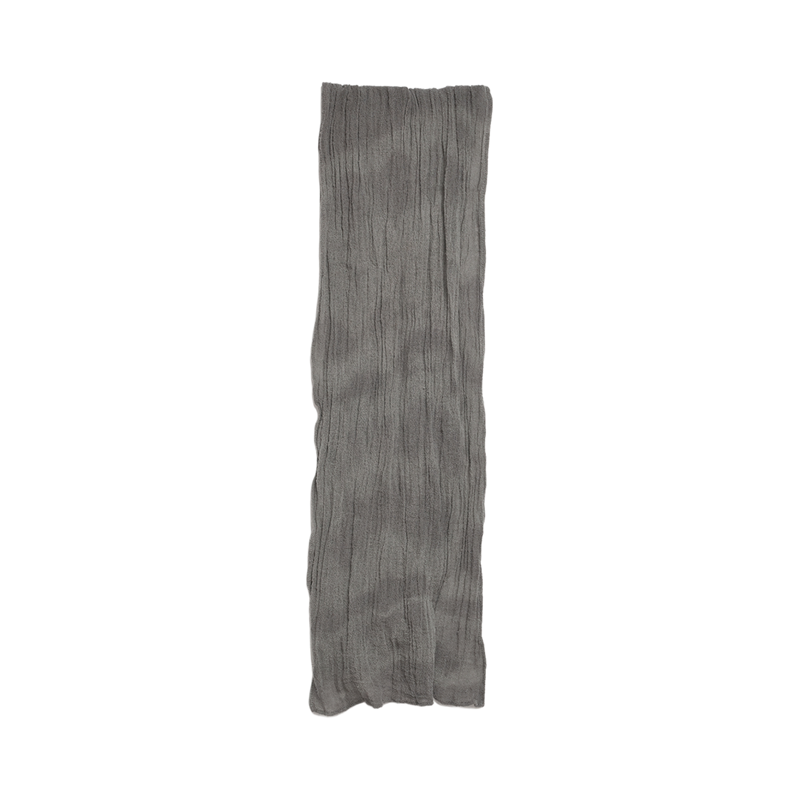 선데이세레머니 로우 내추럴 스카프 - 차콜 다이드(Sunday Ceremony Raw Natural Scarf - Charcoal Dyed) - 3
