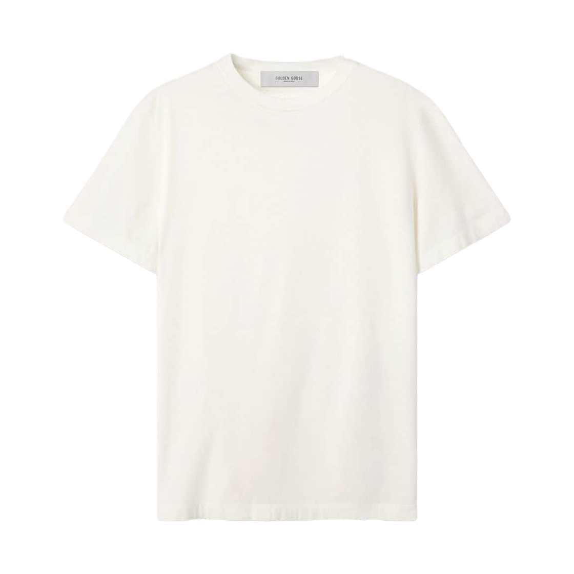 GWP01220-P000638-10363 (W) Golden Goose Distressed T-shirt White