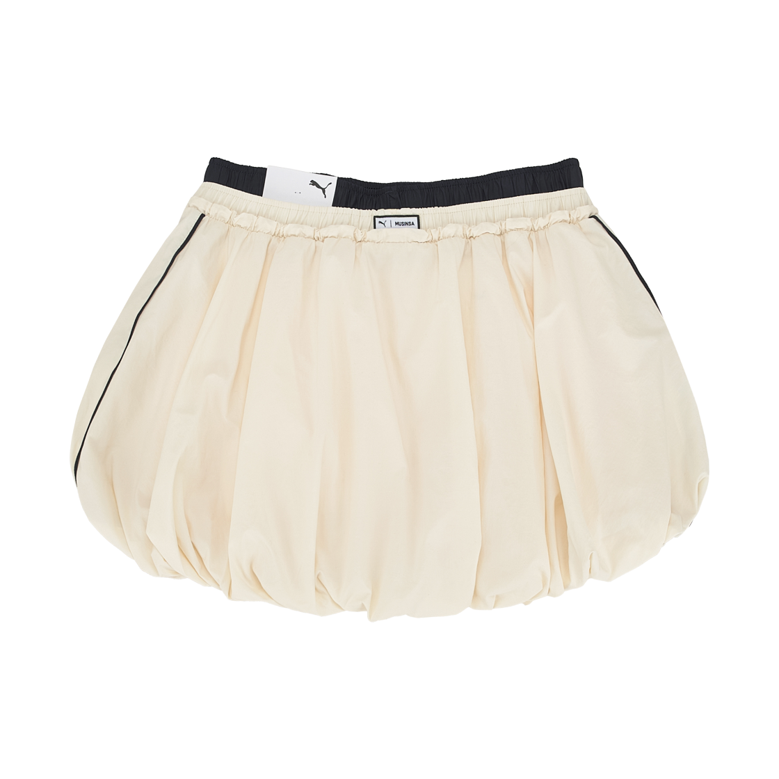 (W) 푸마 x 무신사 T7 벌룬 미니 스커트 아몬드((W) Puma x Musinsa T7 Balloon Mini Skirt Almond) - 2