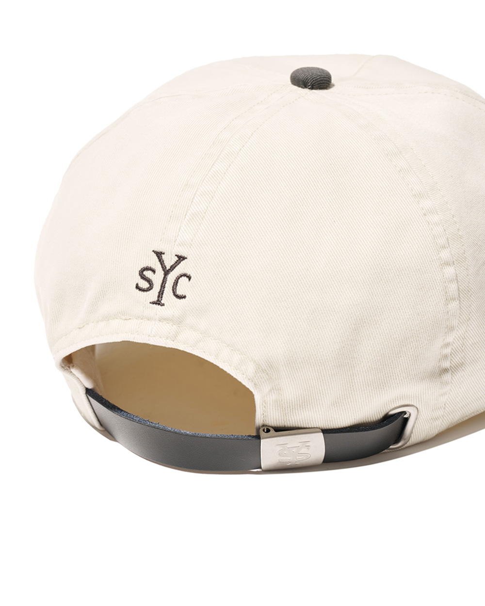 [예약 배송] 선데이세레머니 올드 잉글리쉬 빈티지 로고 캡 - 아이보리([예약 배송] Sunday Ceremony Old English Vintage Logo Cap - Ivory) - 5