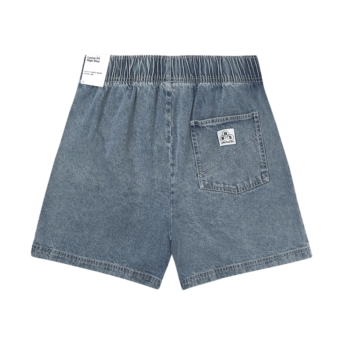 (W) 나이키 NSW 데님 쇼츠 라이트 아머리 블루((W) Nike NSW Denim Shorts Light Armory Blue) - 2