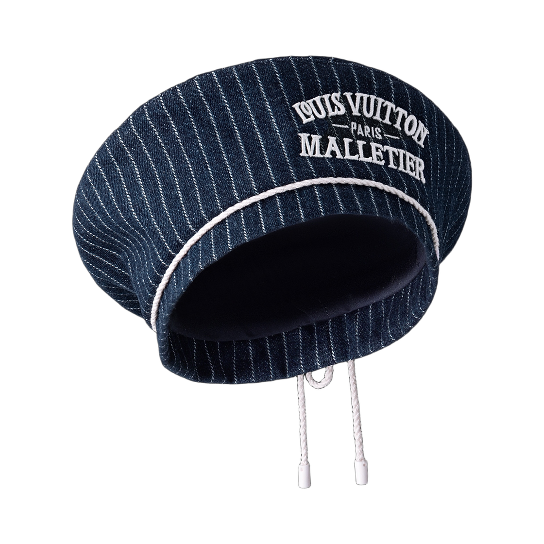루이비통 데님 스트라이프 베레 네이비(Louis Vuitton Denim Stripes Beret Navy) - 2