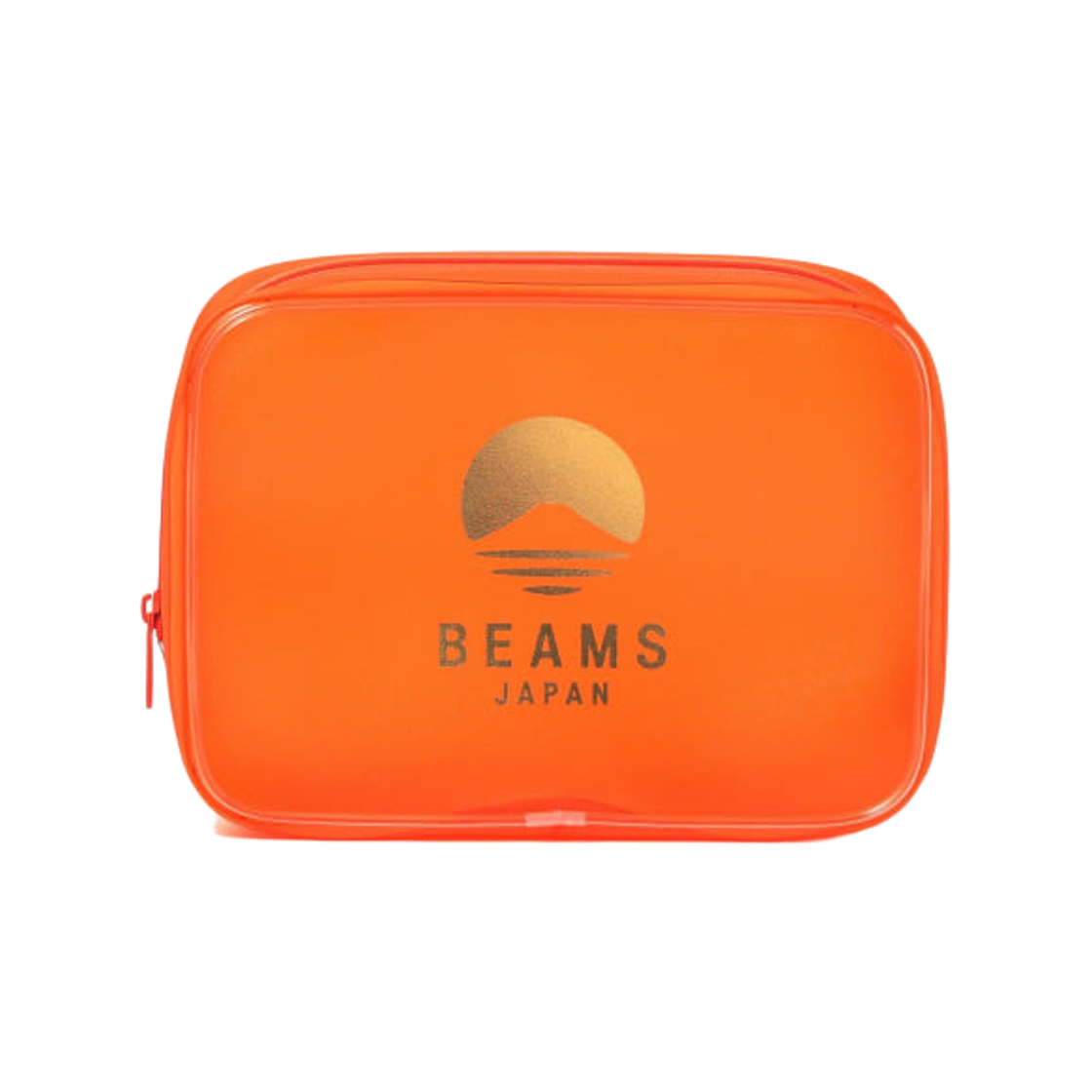 빔즈 재팬 x 미스티 레이어 로고 파우치 L 오렌지(Beams Japan x Misty Layer Logo Pouch L Orange) - 1