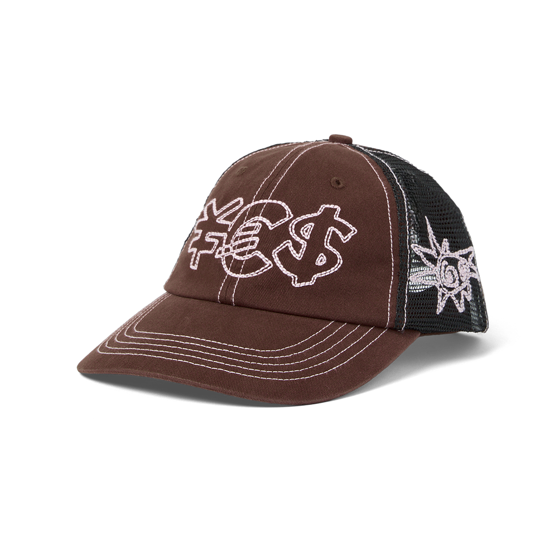 [더블적립] 예스아이씨 하드코어 메쉬 캡 브라운([더블적립] YESEYESEE Hardcore Mesh Cap Brown)