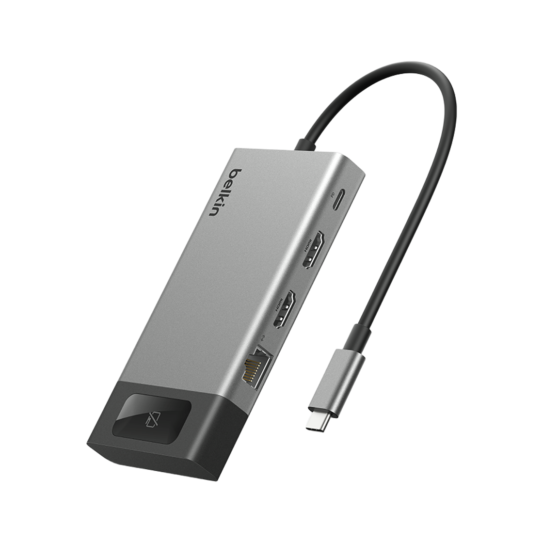 벨킨 8in1 USB C타입 듀얼 디스플레이 멀티 허브 INC027(Belkin 8-in-1 USB C type Multiport Adapter INC027)