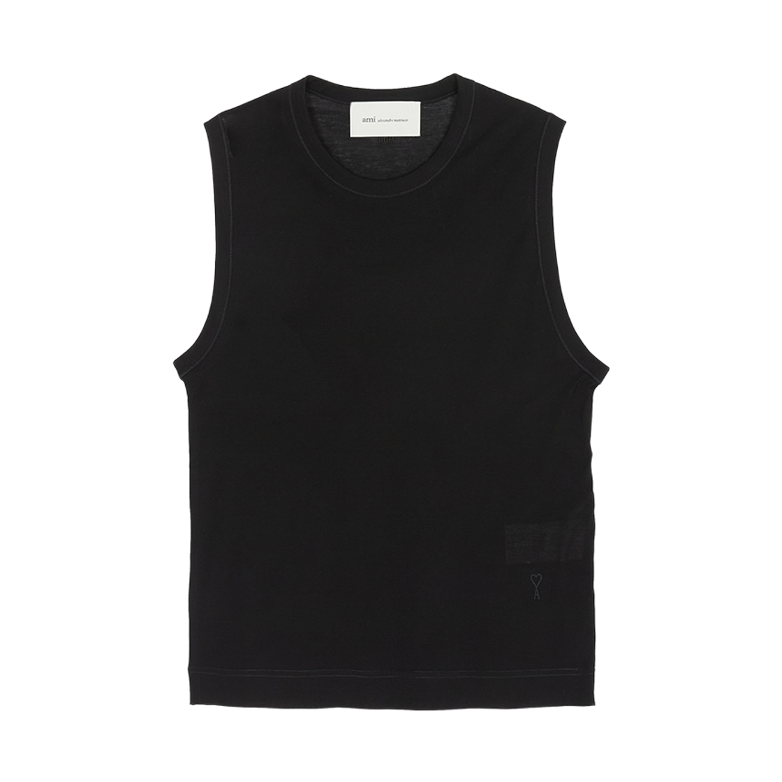 FTP818-JE0211-001 (W) AMI de Coeur Sleeveless Top Black