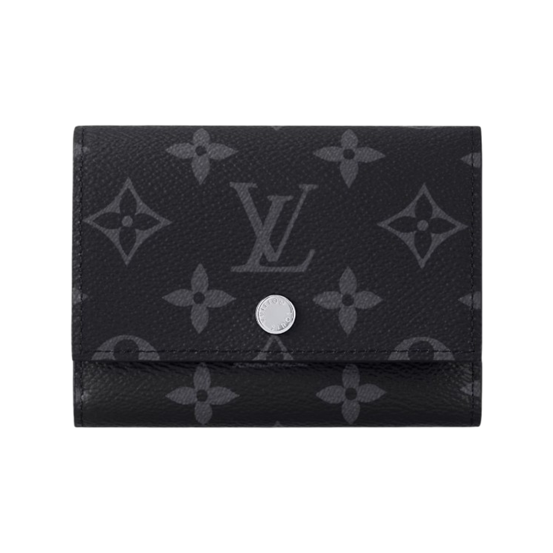 M12598 Louis Vuitton Victor Wallet Monogram Eclipse Ruthenium