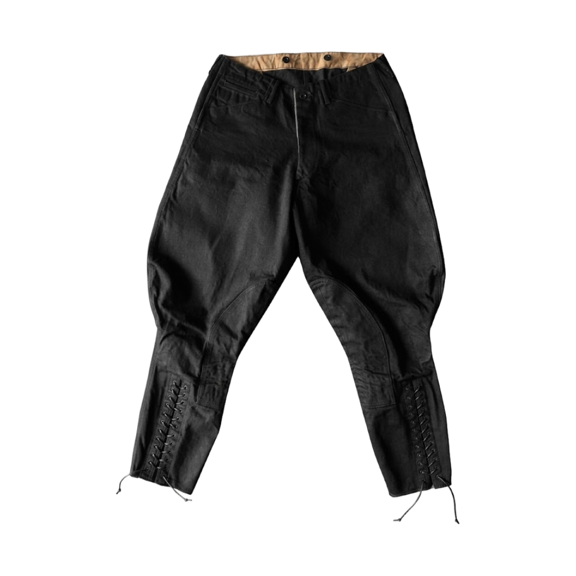 블랙 사인 15온즈 블랙 데님 셰리프 브리치스 딥 블랙(Black Sign 15oz Black Denim Sheriff Breeches Deep Black)