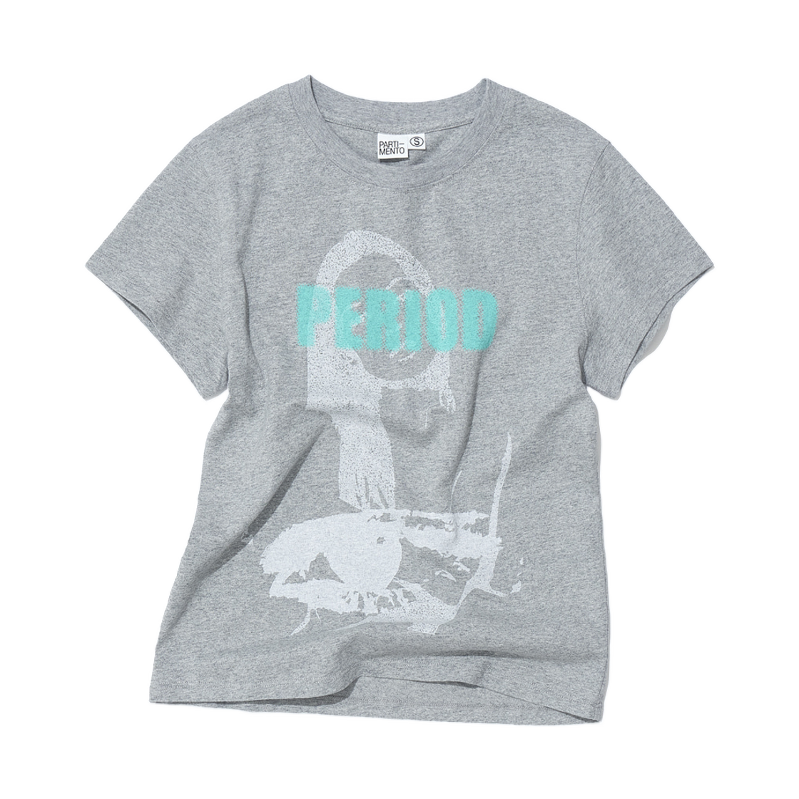 (W) 파르티멘토 피리어드 프린티드 티셔츠 멜란지((W) Partimento Period Printed T-Shirt Melange) - 1