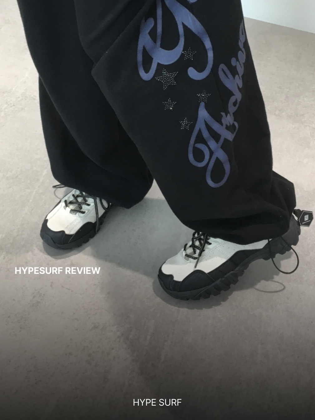 Fila Harepin 1998 White Black 착용 스타일 - 1