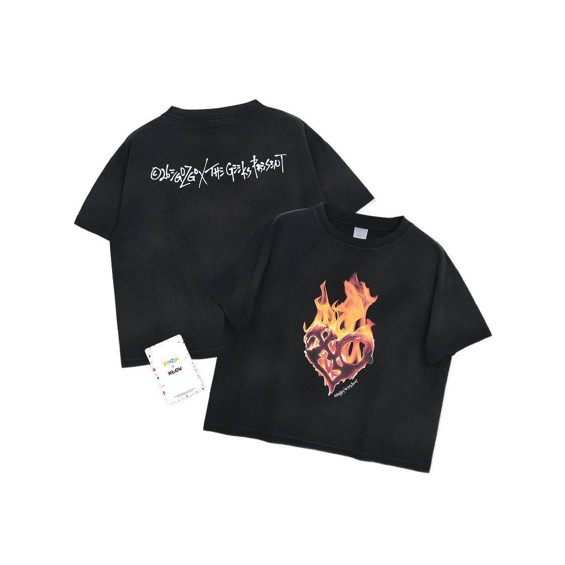 엑스러브 x 이고지고 - 더 긱스 ONE 티셔츠(XLOV x Egozgo - The geeks ONE T-shirt)