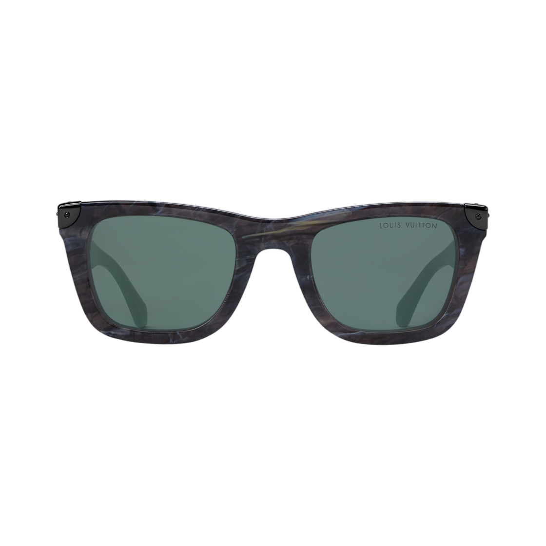 Z3286U Louis Vuitton LV Heritage Square Sunglasses Grey Marvel