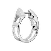 Diesel Dx167300DJW Stainless Steel Hoop Earring Silver