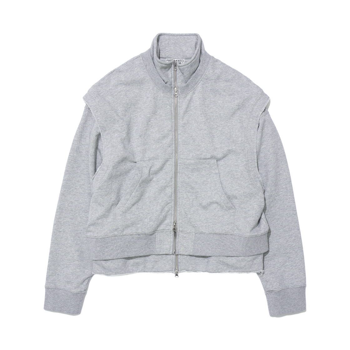 (W) 파르티멘토 2-in-1 컨버터블 테리 집업 멜란지((W) Partimento 2-in-1 Convertible Terry Zip Up Melange)