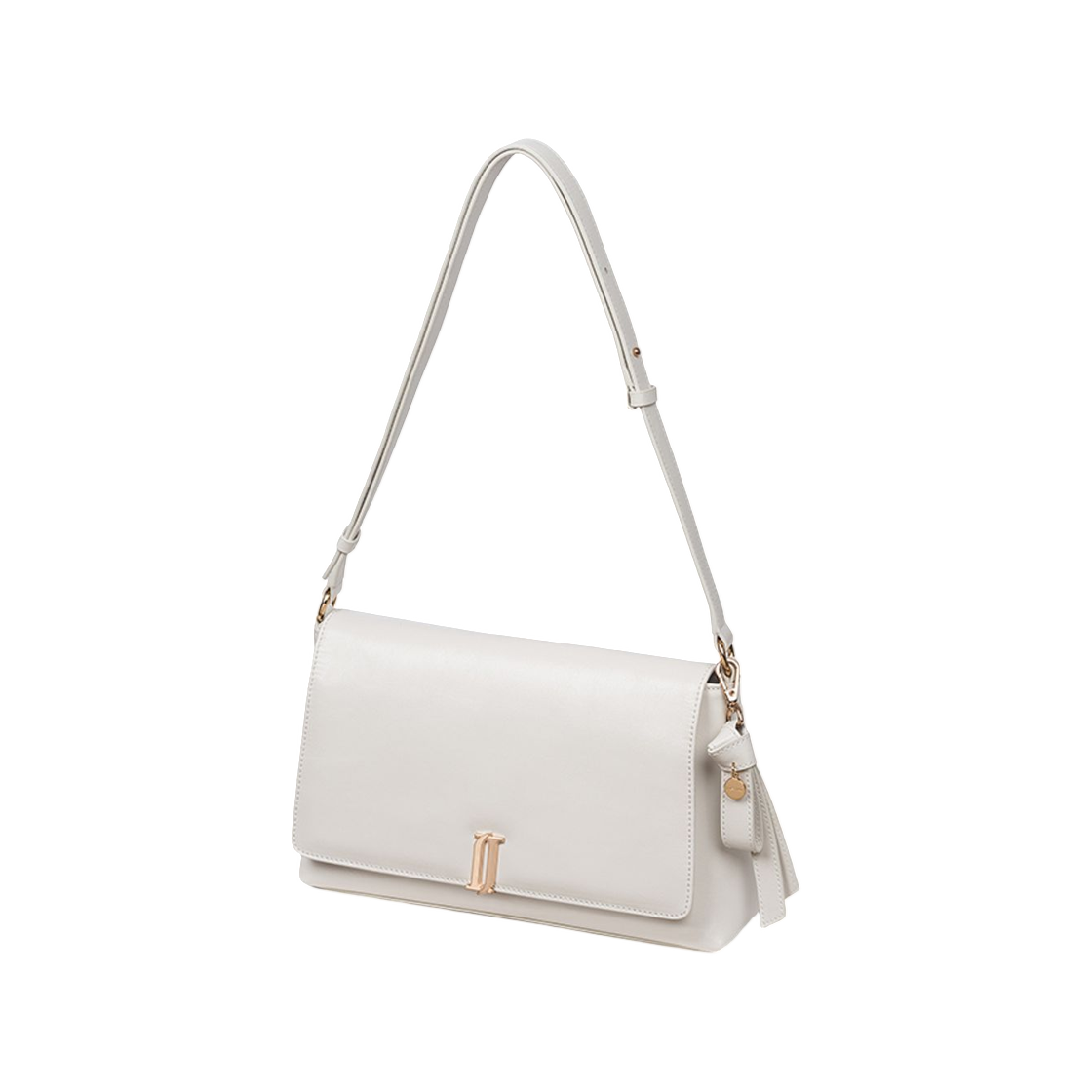 제이에스티나 다이아몬드 미디움 숄더백 화이트(J.Estina Diamond Medium Shoulder Bag White) - 2