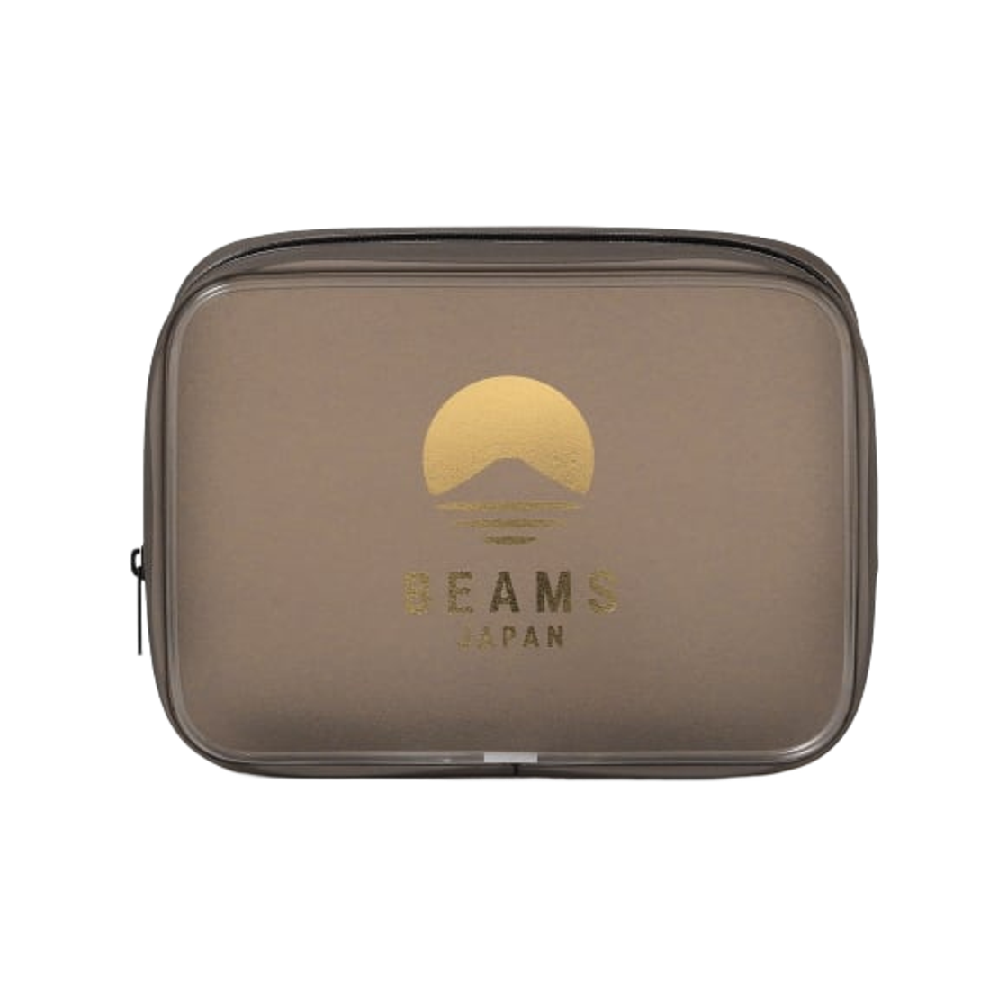 빔즈 재팬 x 미스티 레이어 로고 파우치 L 브라운(Beams Japan x Misty Layer Logo Pouch L Brown) - 1