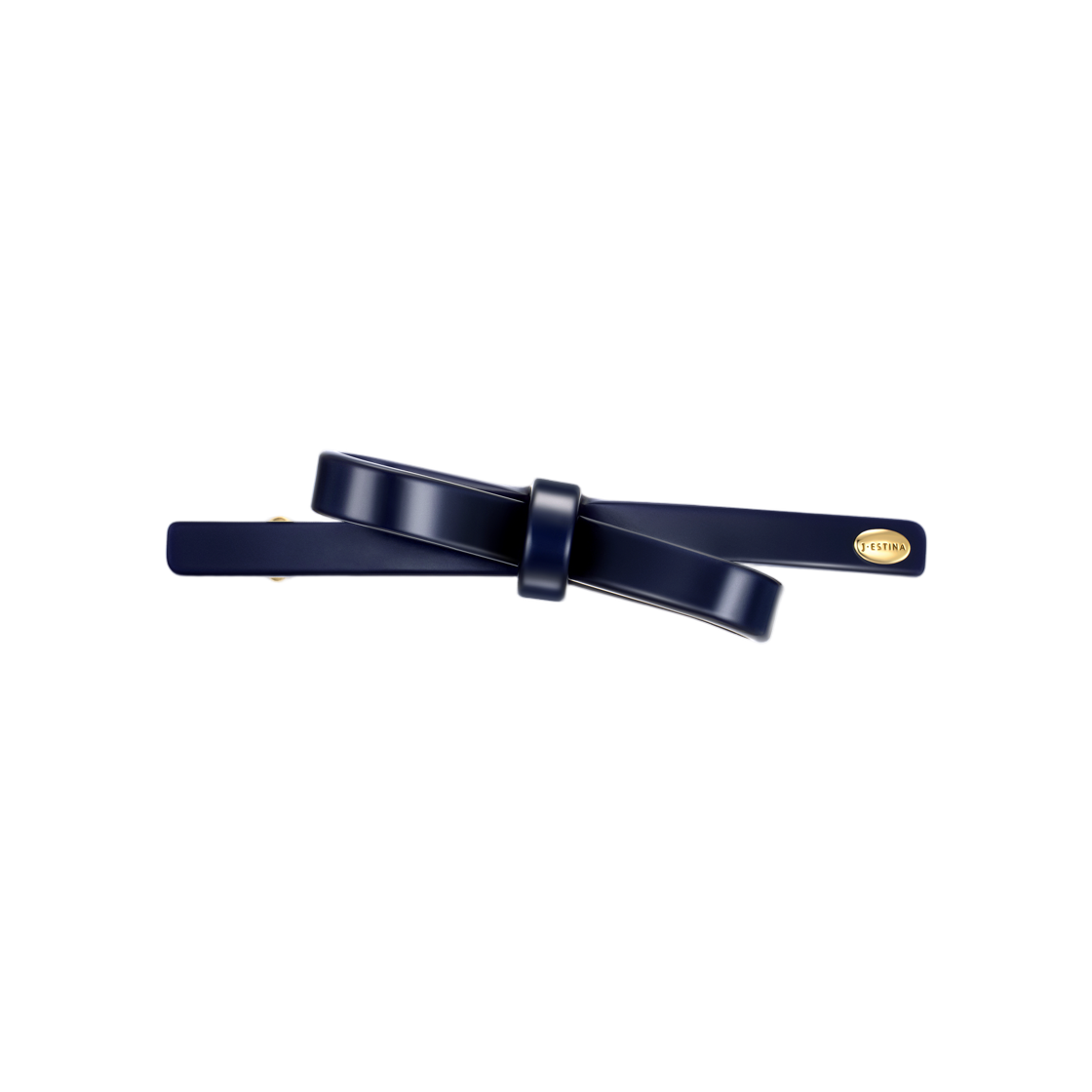 (W) 제이에스티나 J.리본 헤어핀 네이비((W) J.Estina J.Ribbon Hairpin Navy) - 1