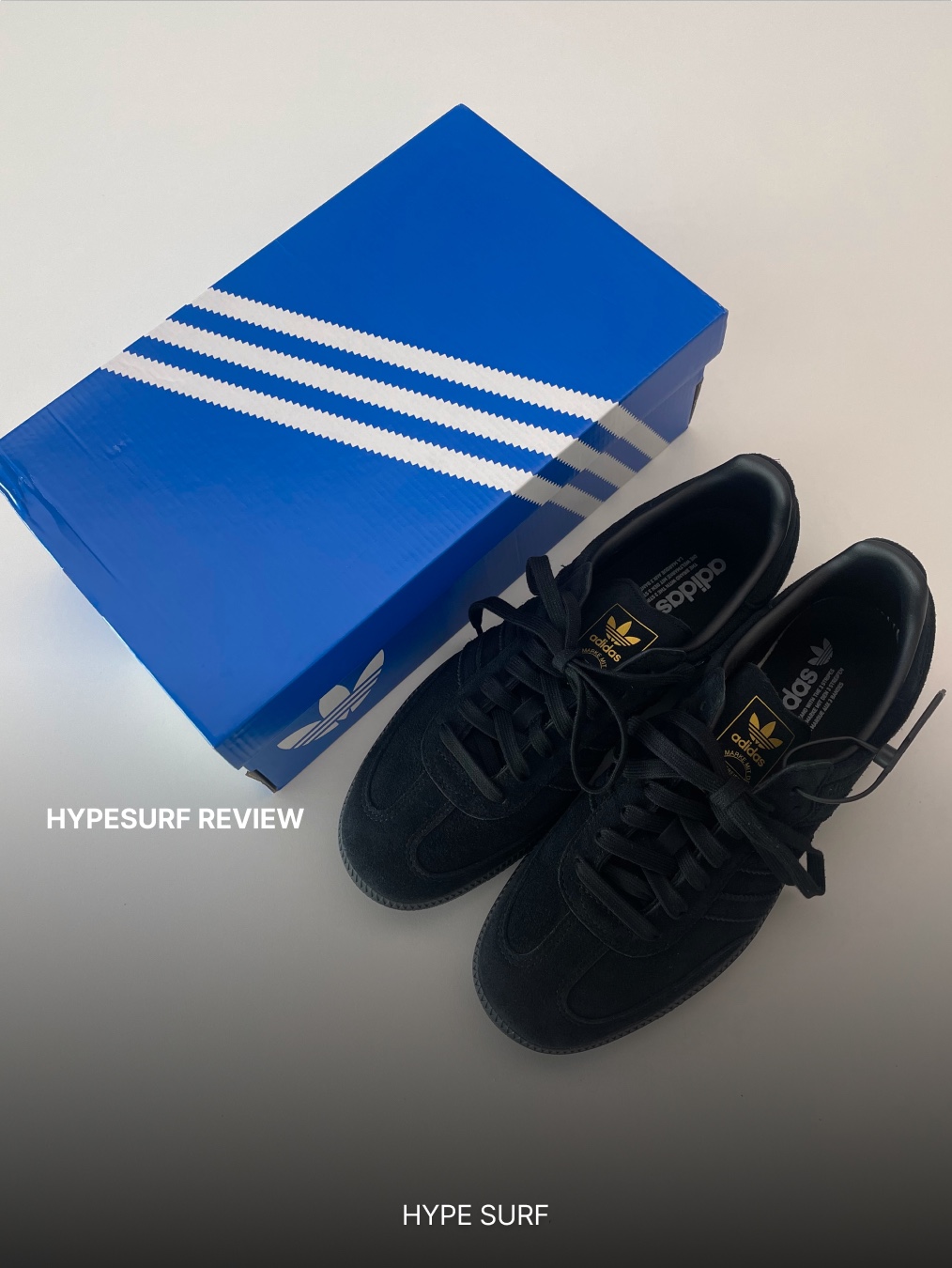 Adidas Samba OG Core Black Grey Three 착용 스타일 - 3