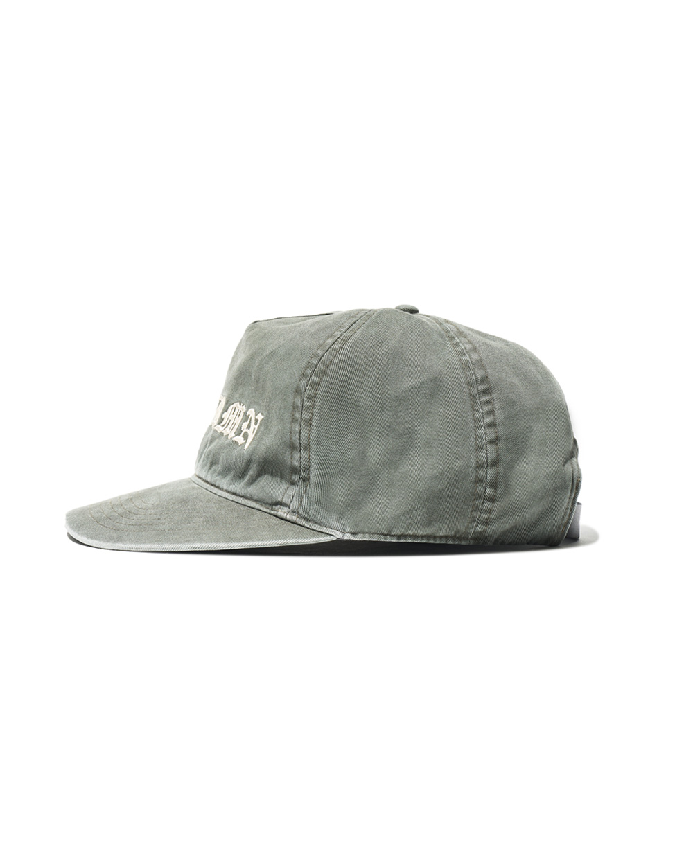 [예약 배송] 선데이세레머니 워시드 고딕 로고 캡 - 카키 그레이([예약 배송] Sunday Ceremony Washed Gothic Logo Cap - Khaki Grey) - 3