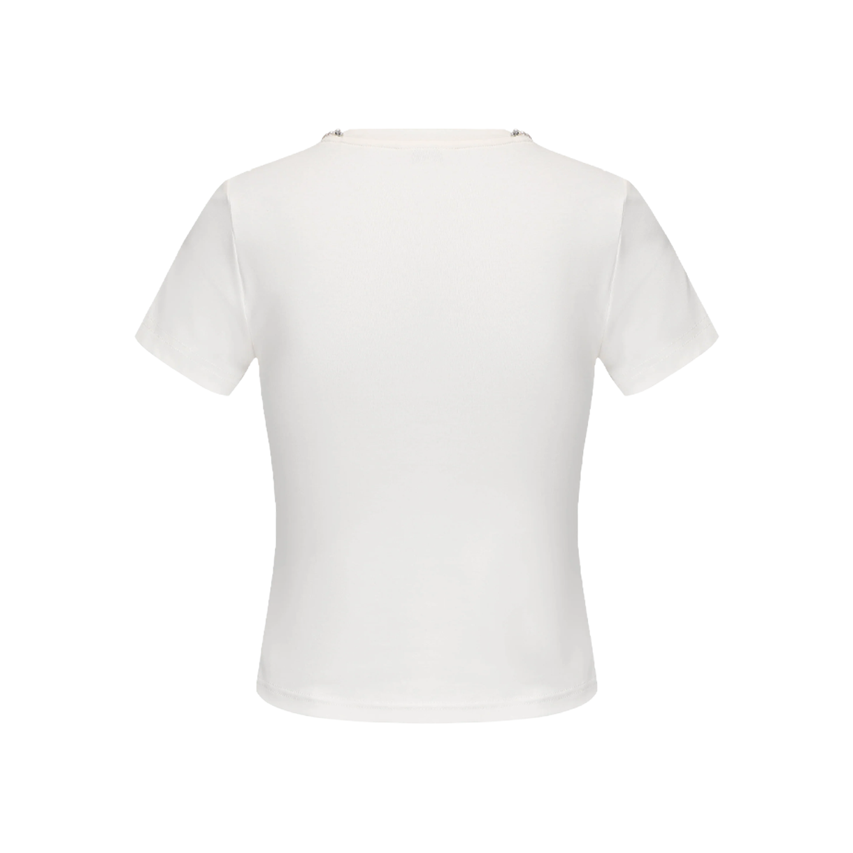 마크공 우먼 도그 프린트 저지 티셔츠 화이트 - 26FW(Markgong Women Dog Print Jersey T-Shirt White - 26FW) - 2