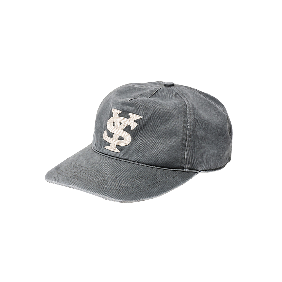 선데이세레머니 SY 로고 5패널 뉴코튼 캡 - 그레이쉬 블루(Sunday Ceremony Sy Logo 5 Panel New Cotton Cap - Grayish Blue)
