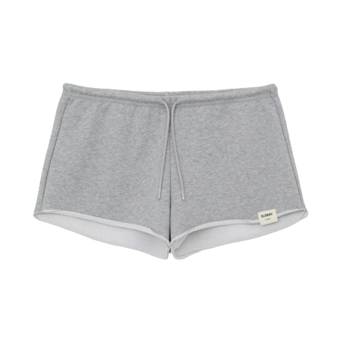 (W) 글로니 G 로우 라이즈 쇼츠 멜란지 그레이((W) Glowny G Low Rise Shorts Melange Gray)