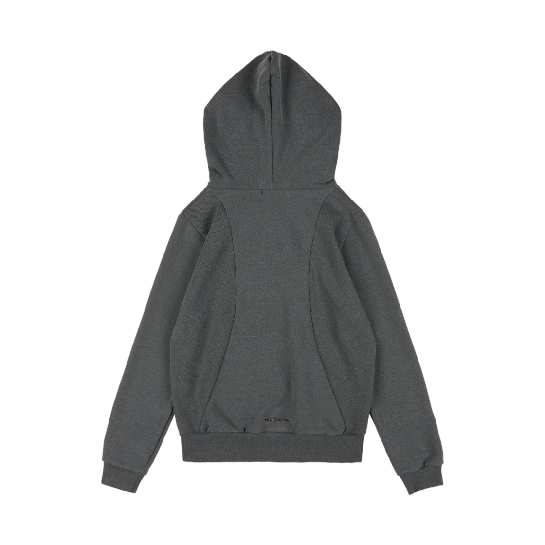 (W) 팬시 클럽 다이워시 레이어드 후드 집업 그레이((W) Fancy Club Dye Wash Layered Hoodie Zip Up Gray) - 2
