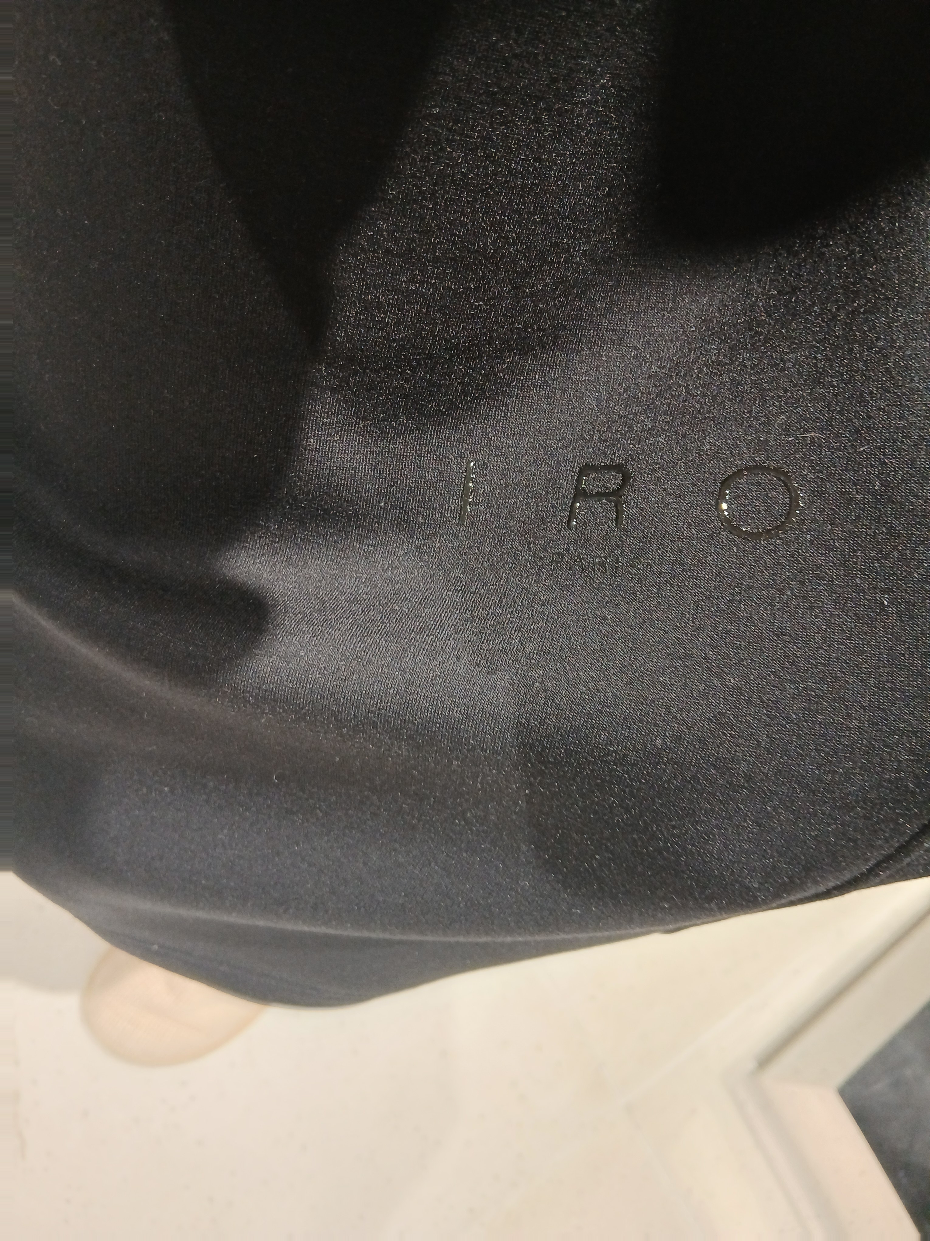 Iro Brumeux Banding Contrast Bermuda Shorts Black, Iro Palmtree Nylon Ball Cap Black 착용 스타일 - 5