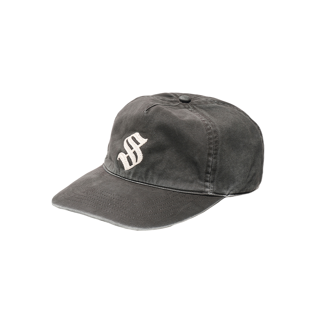 선데이세레머니 올드 잉글리쉬 빈티지 로고 캡 - 차콜(Sunday Ceremony Old English Vintage Logo Cap - Charcoal)